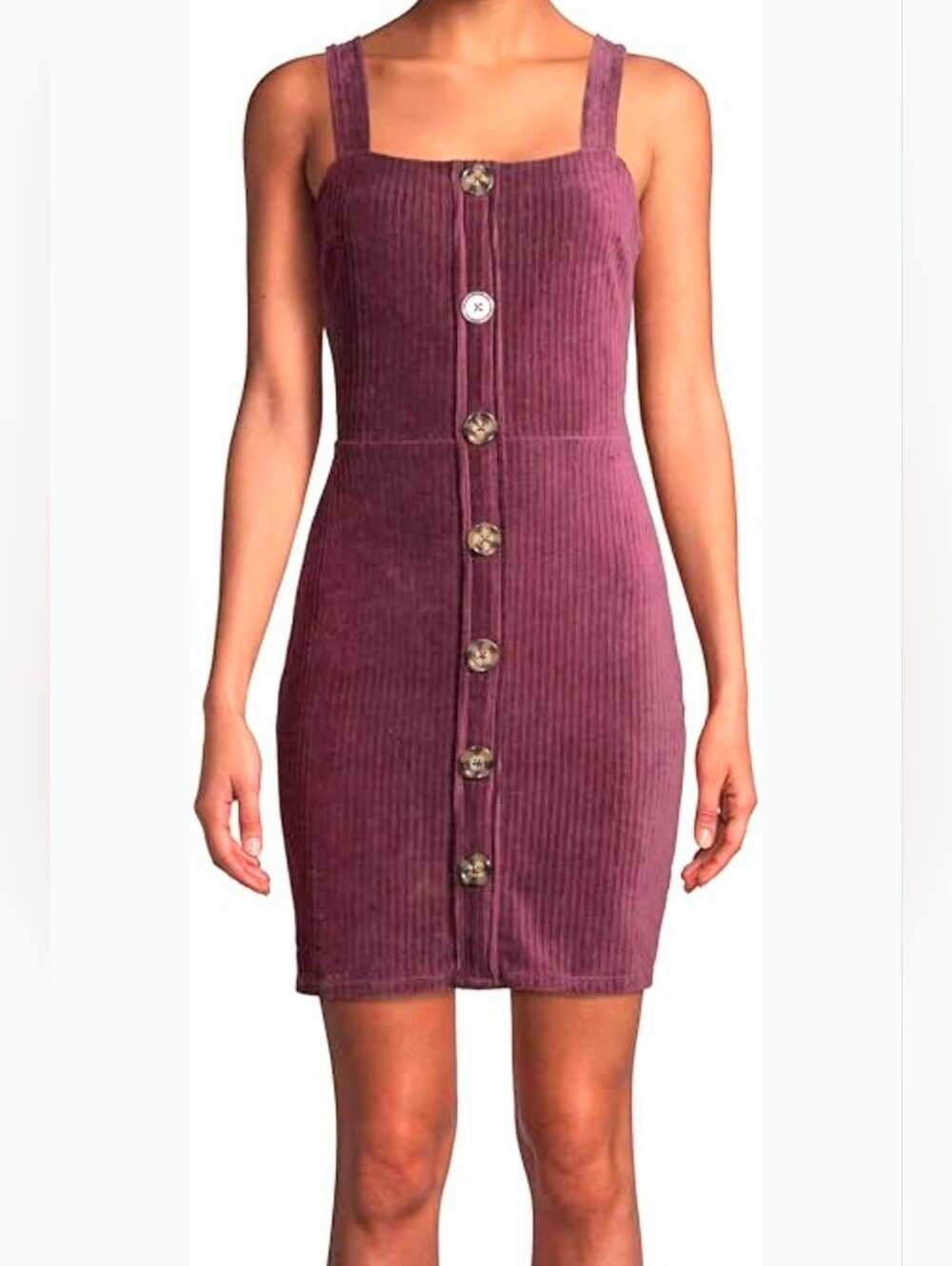 No Boudaries Burgundy Corduroy Dress JUNIORS 11-13